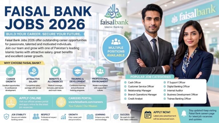 Faysal Bank Jobs 2026