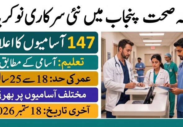 Punjab Healthcare Department Jobs 2026