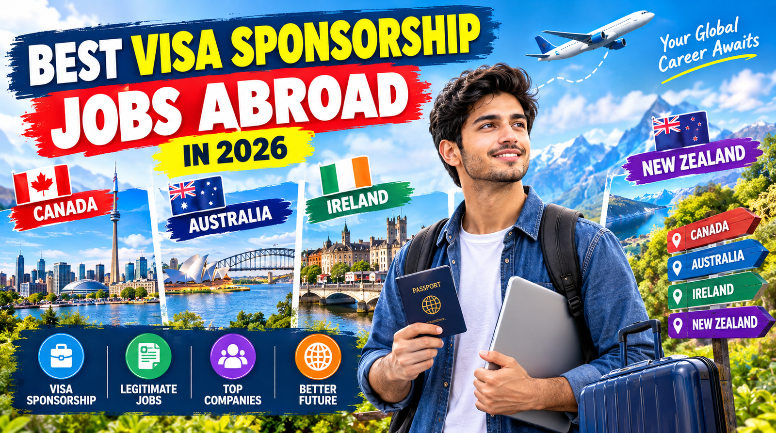 Best Visa Sponsorship Jobs Abroad in 2026